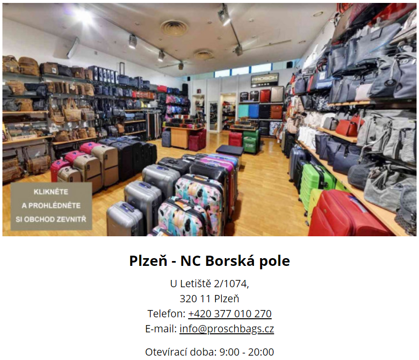 Prodejna - Plzeň, Borská Pole